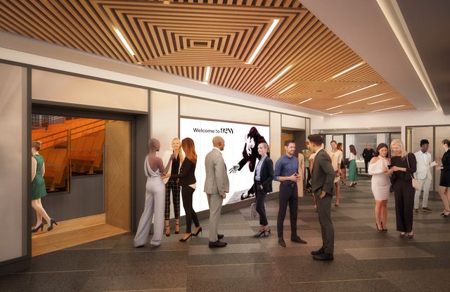 A rendering of the renovated Buttenweiser Hall